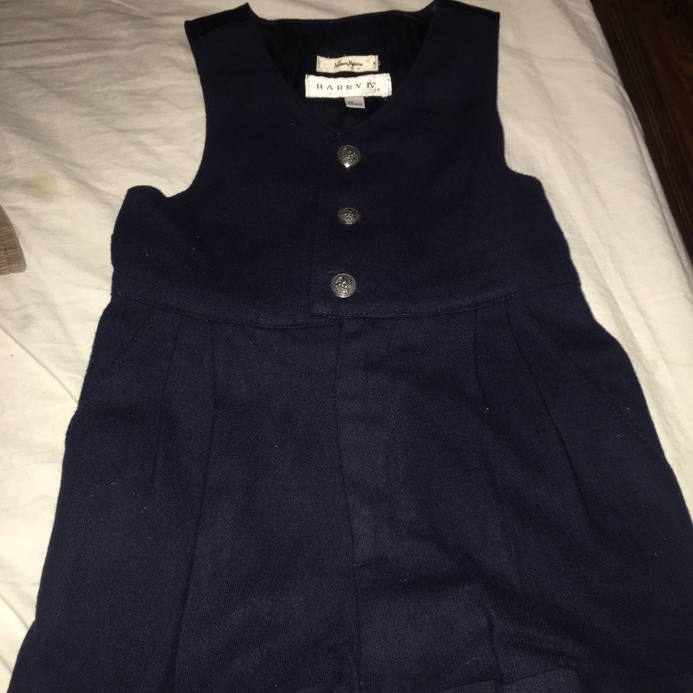 Harry navy blue kid romper
